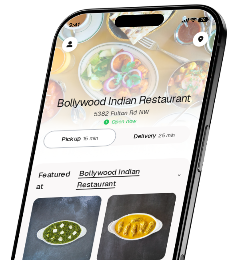 Bollywood Indian Restaurant app preview