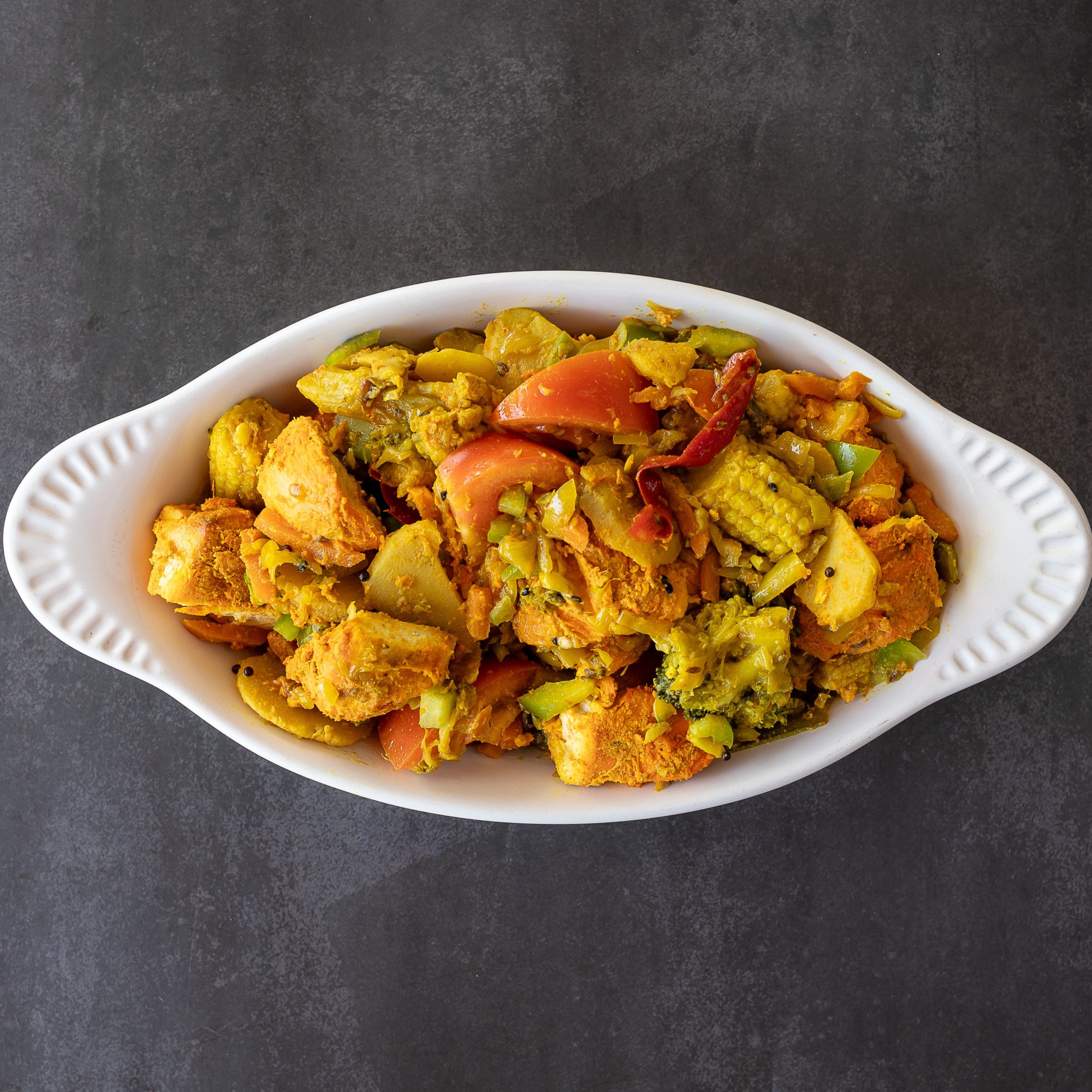 Chicken Tikka Jalfrezi.