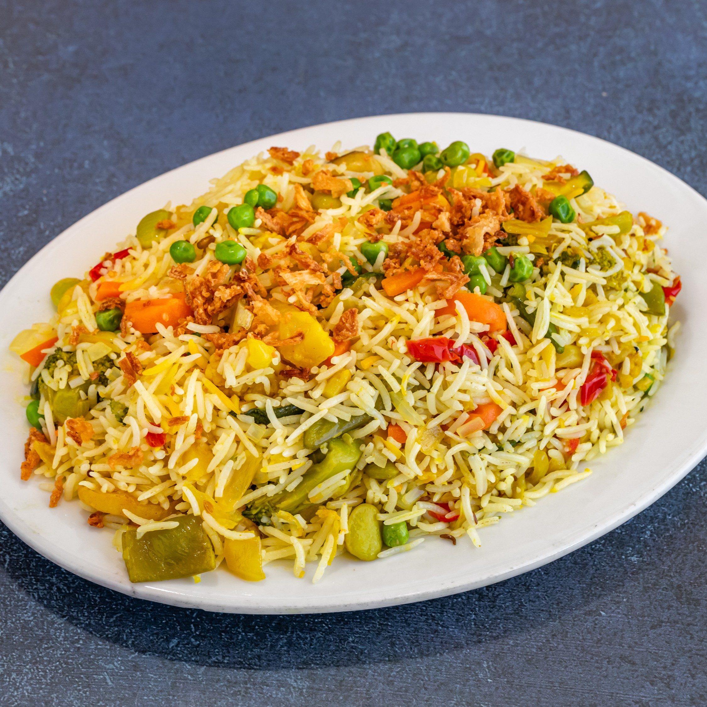 Vegetable Biryani.
