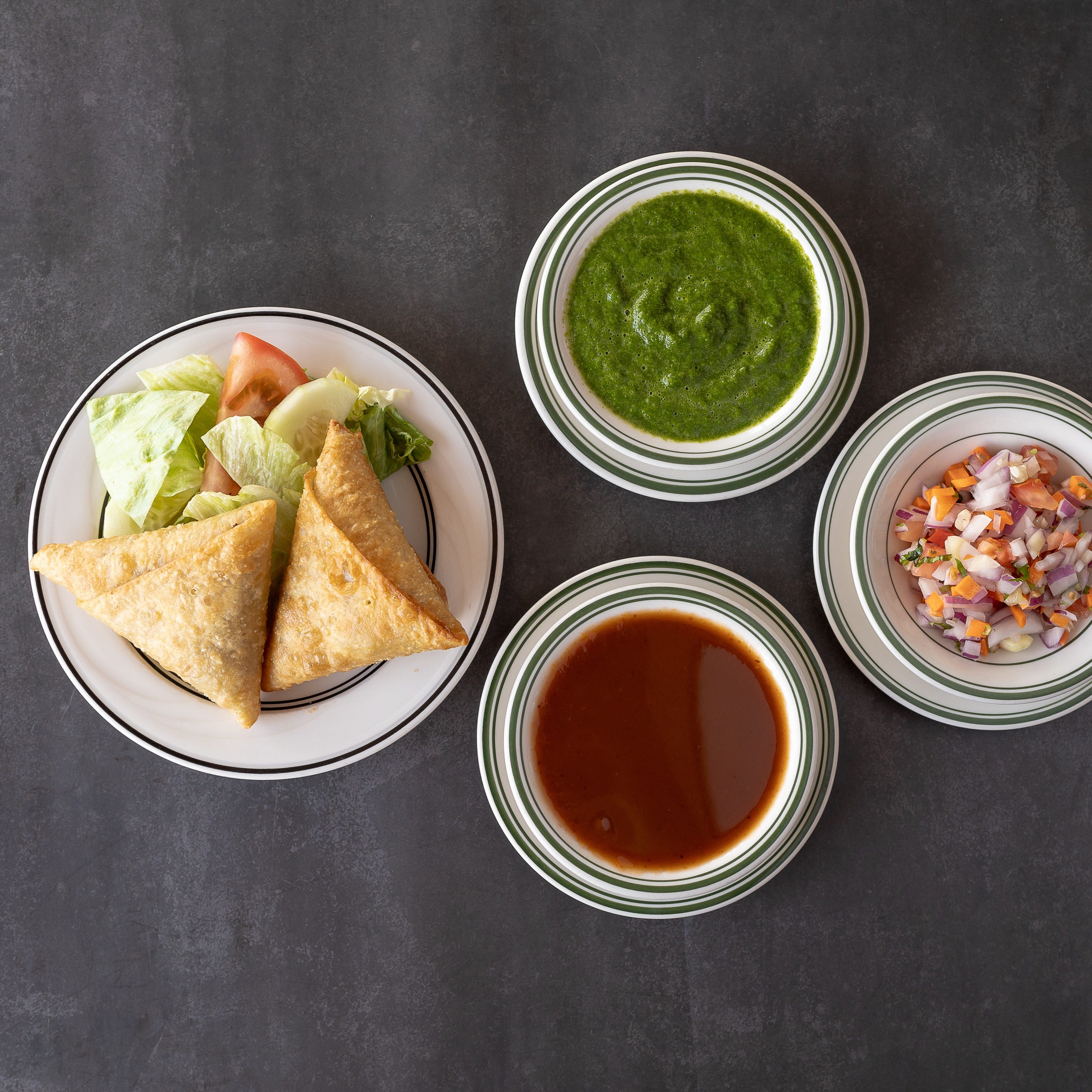 Vegetable Samosa.
