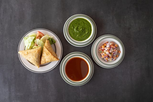 Vegetable Samosa.