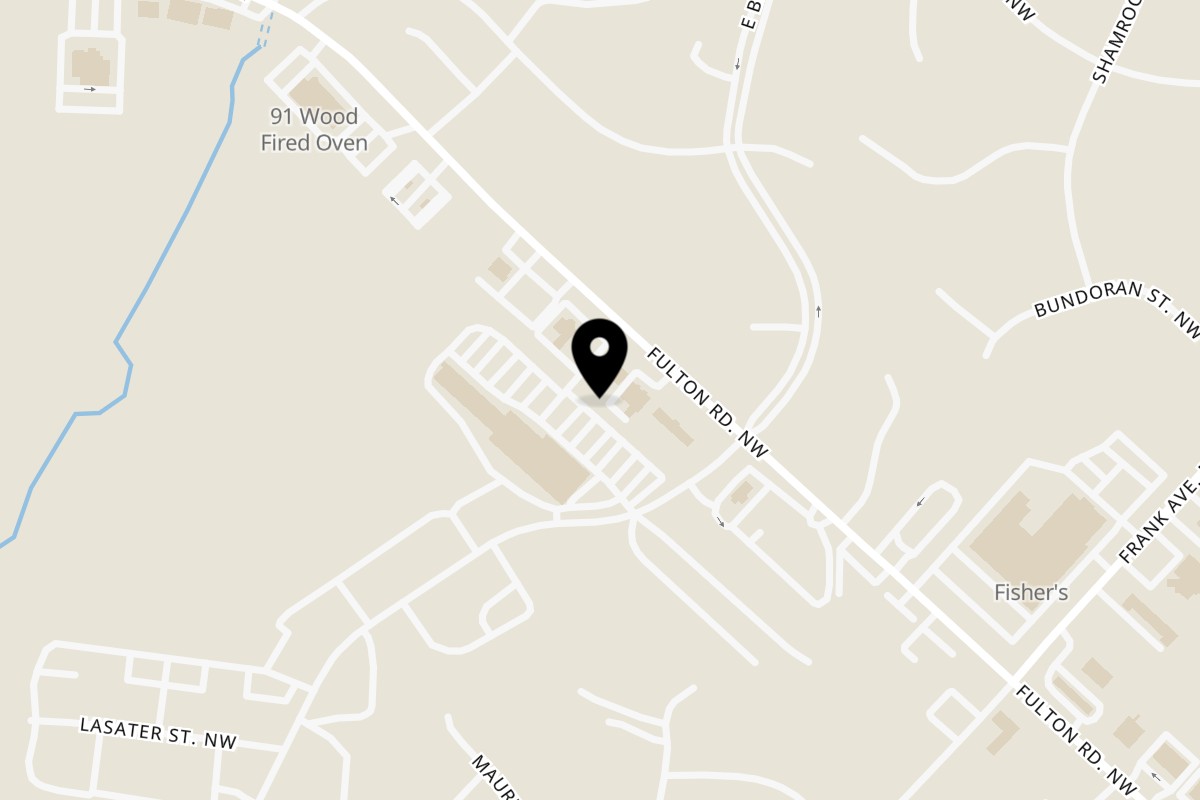 Map showing the location of Bollywood Indian Restaurant Canton on 5382 Fulton Rd NW in Canton